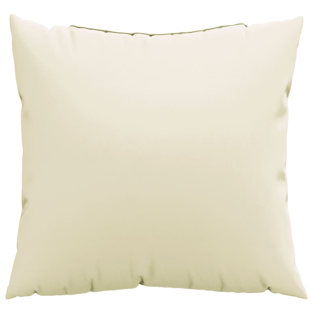 vidaXL Throw Pillows 4 pcs Cream 60x60 cm Fabric