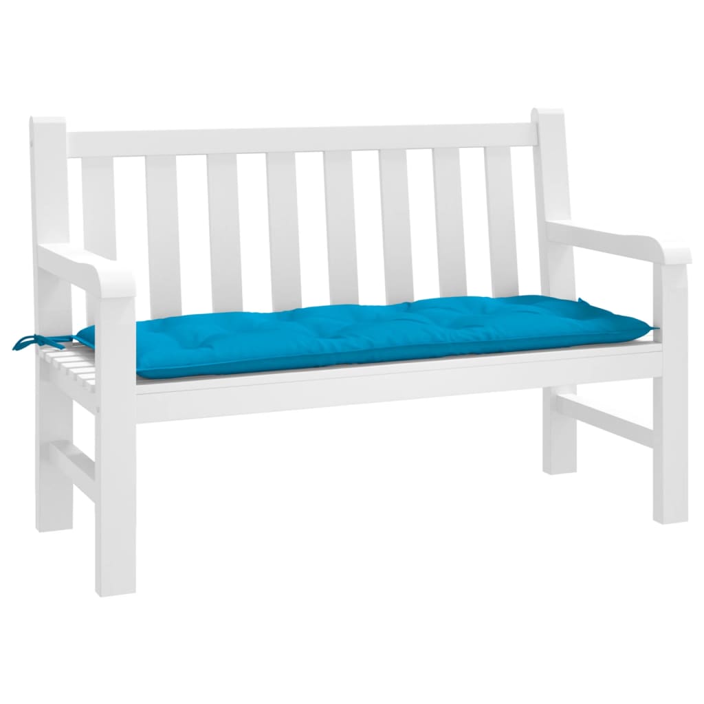 vidaXL Garden Bench Cushion Light Blue 120x50x7cm Oxford Fabric