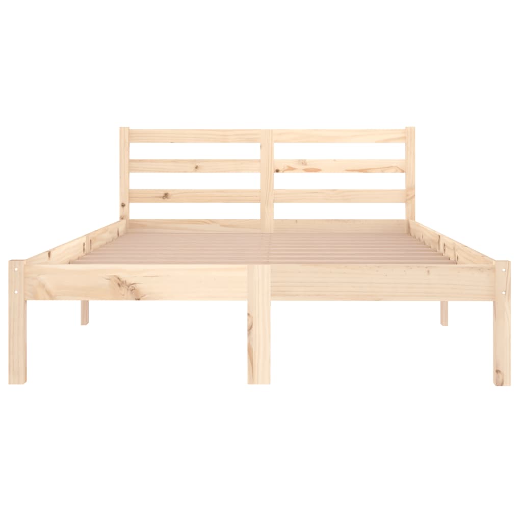 vidaXL Bed Frame without Mattress Solid Wood Pine 120x200 cm