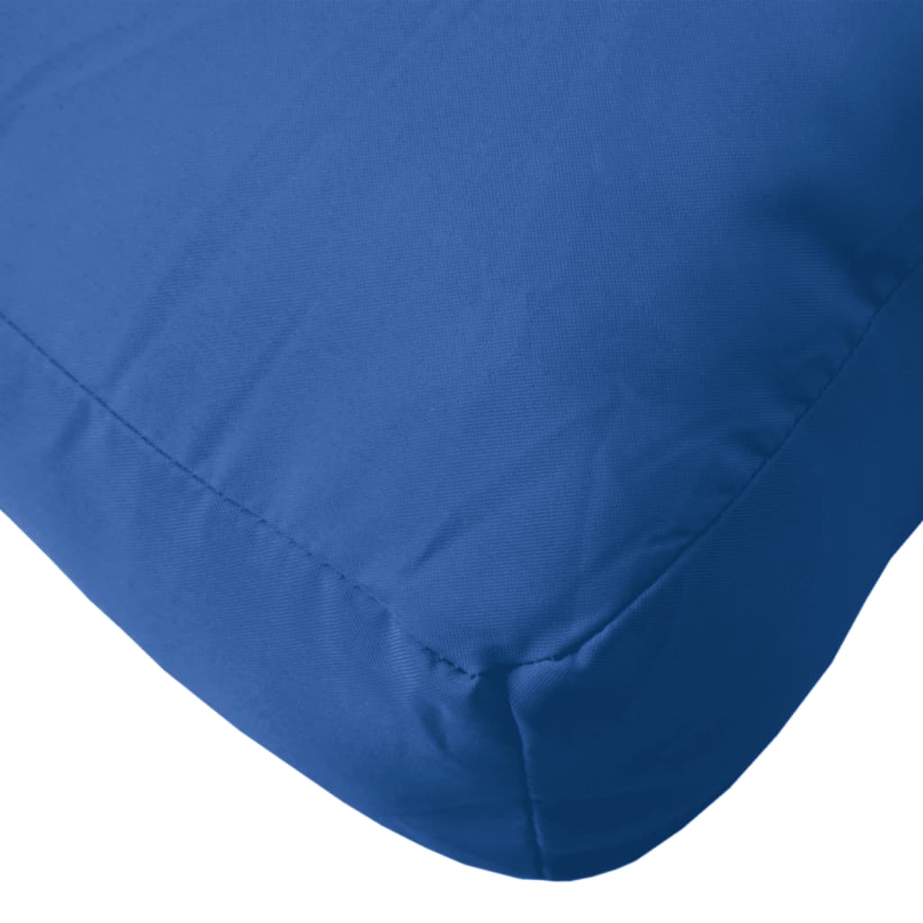 vidaXL Pallet Cushion Royal Blue 70x40x12 cm Fabric