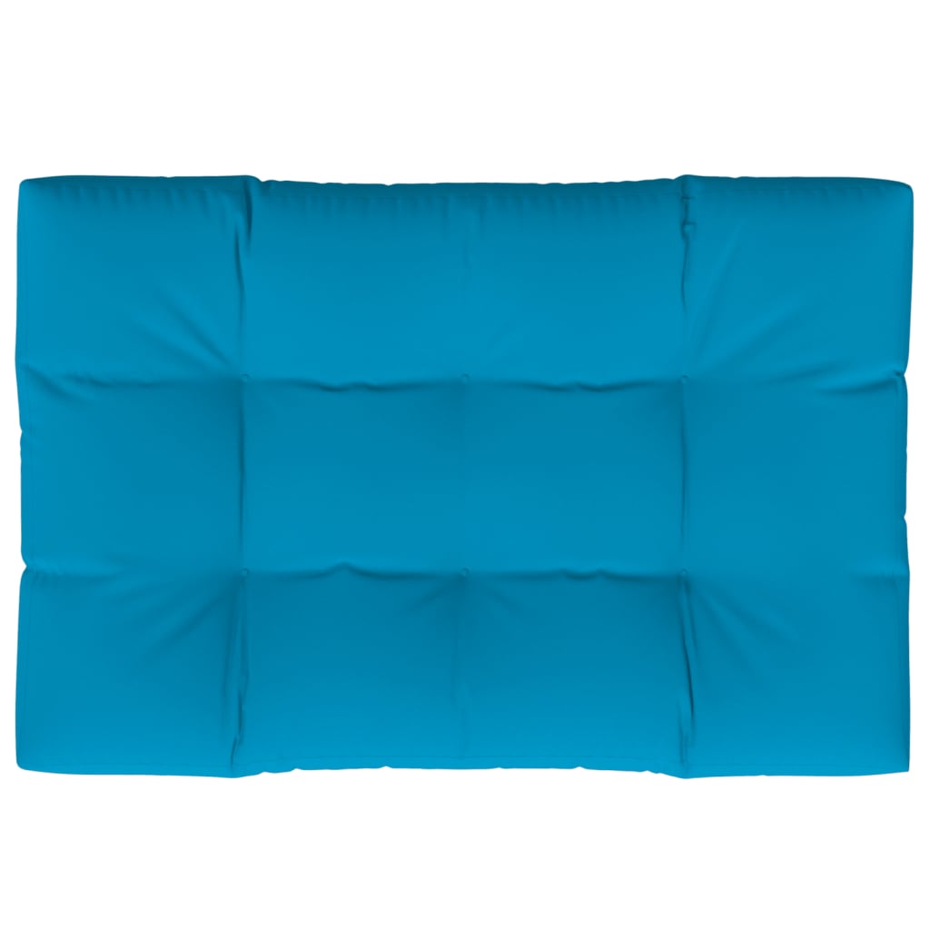 vidaXL Pallet Cushion Blue 120x80x12 cm Fabric