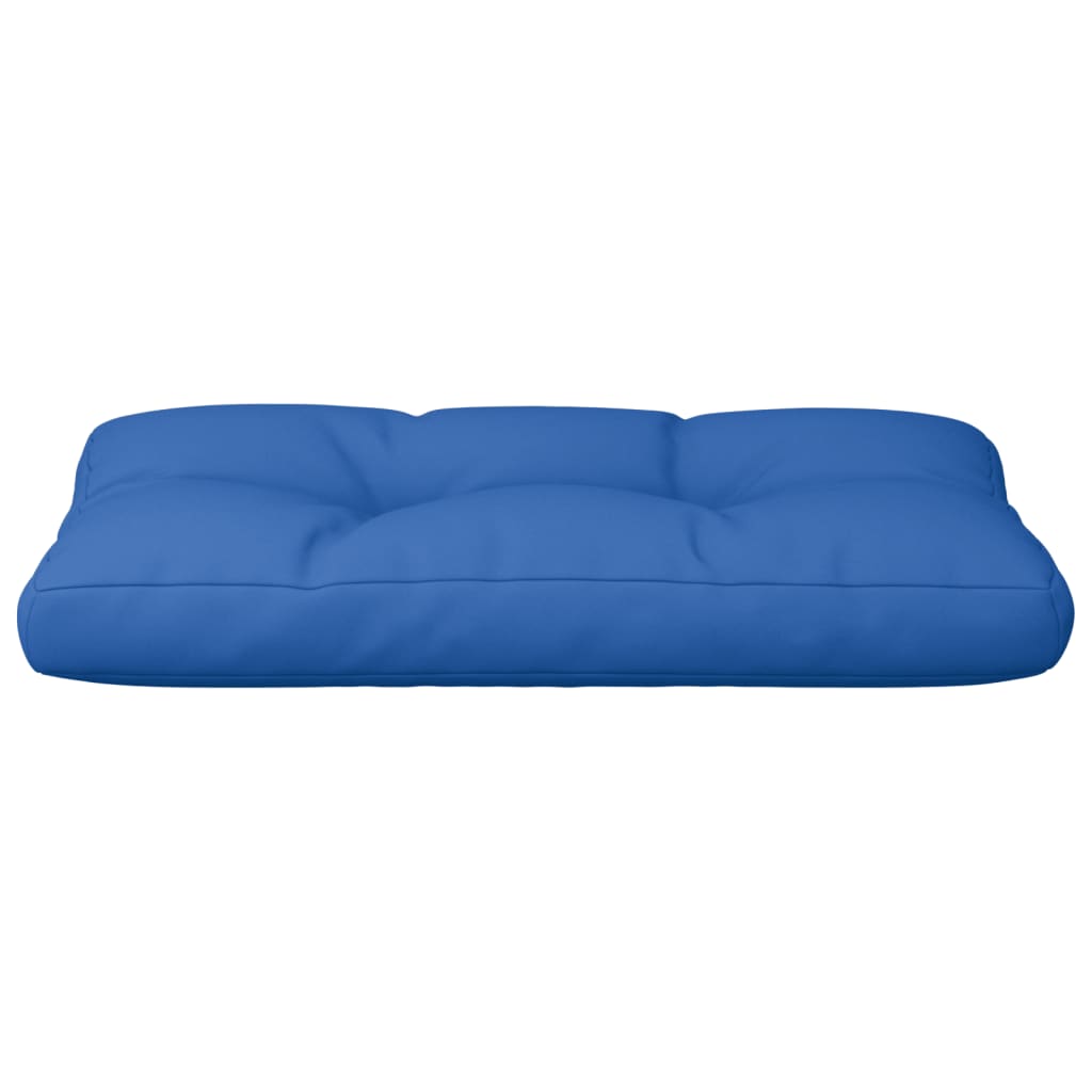 vidaXL Pallet Cushion Royal Blue 70x40x12 cm Fabric