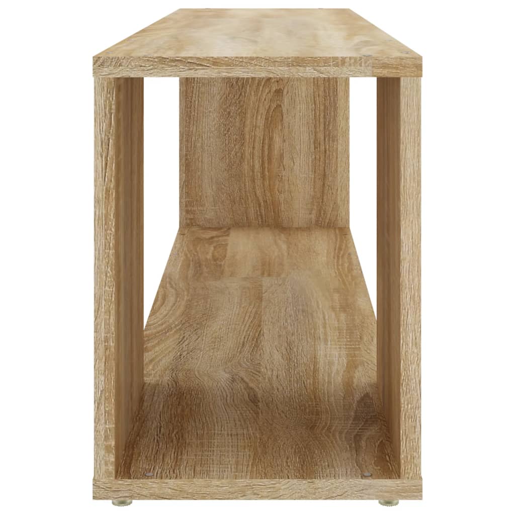 vidaXL TV Cabinet Sonoma Oak 100x24x32 cm Engineered Wood