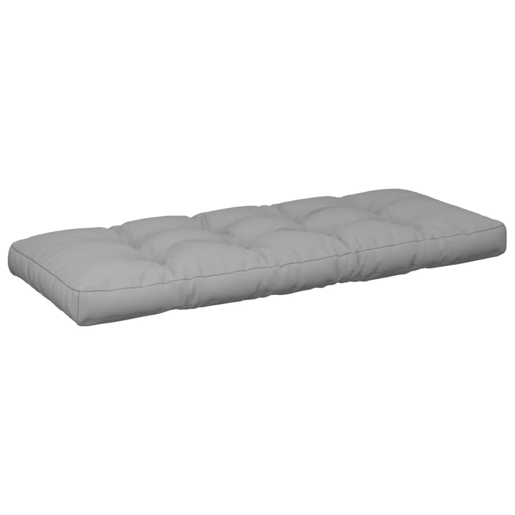 vidaXL Pallet Cushions 5 pcs Grey Fabric