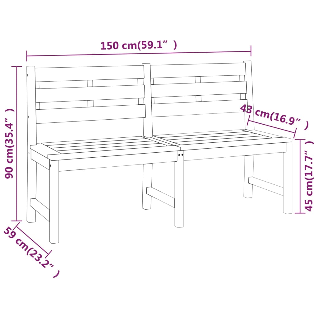 vidaXL 5 Piece Garden Dining Set Solid Wood Teak