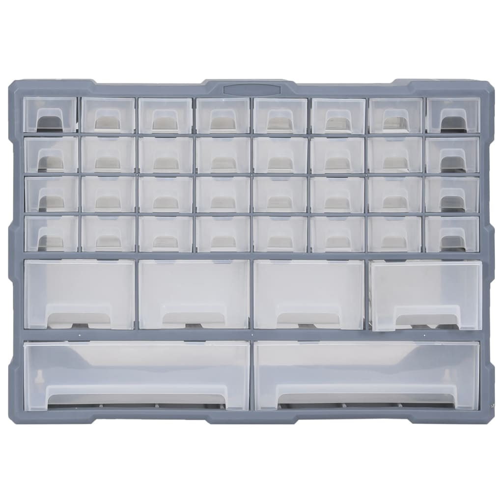 vidaXL Multi-drawer Organiser with 38 Drawers 52x16x37.5 cm