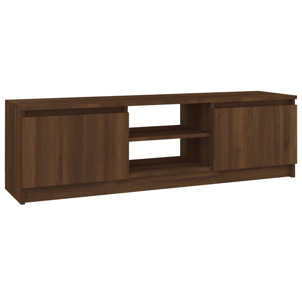 vidaXL TV Cabinet Brown Oak 120x30x35.5 cm Engineered Wood