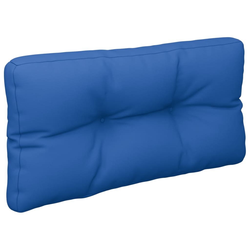 vidaXL Pallet Cushion Royal Blue 70x40x12 cm Fabric