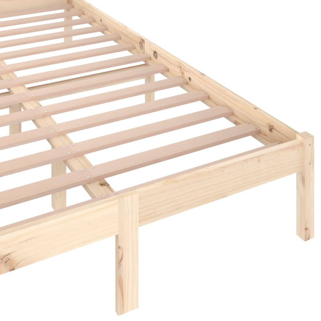 vidaXL Day Bed Solid Wood Pine 120x200 cm